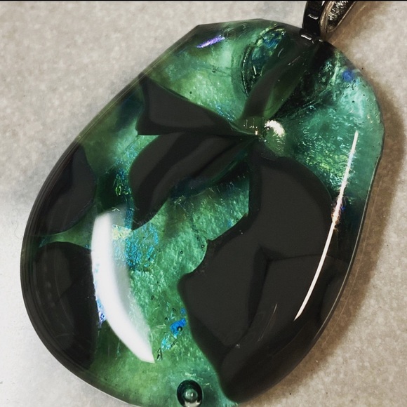 Jewelry - Handmade Fused Glass Pendant